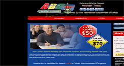 Desktop Screenshot of abctrafficschool.net